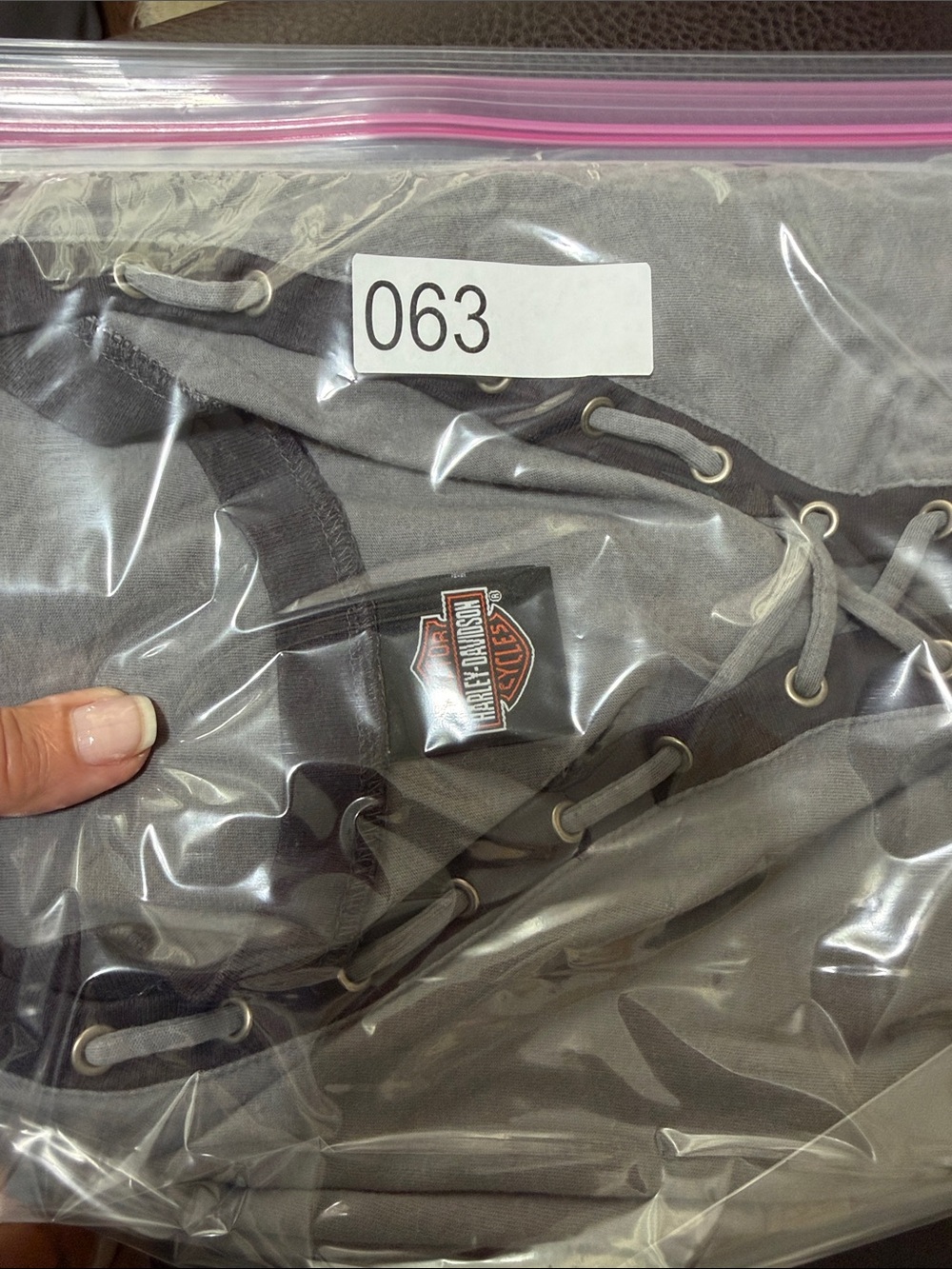 Harley-Davidson Gray Tank Top w/ Black Trim